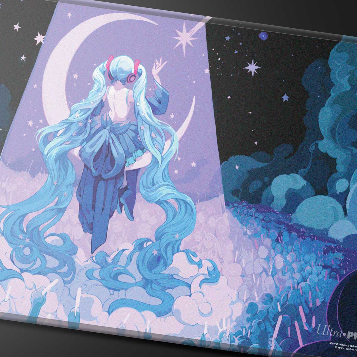 Ultra Pro: UP38657 Hatsune Miku - Stitched Edge Playmat - Spring - Inspiring Vantage MtG
