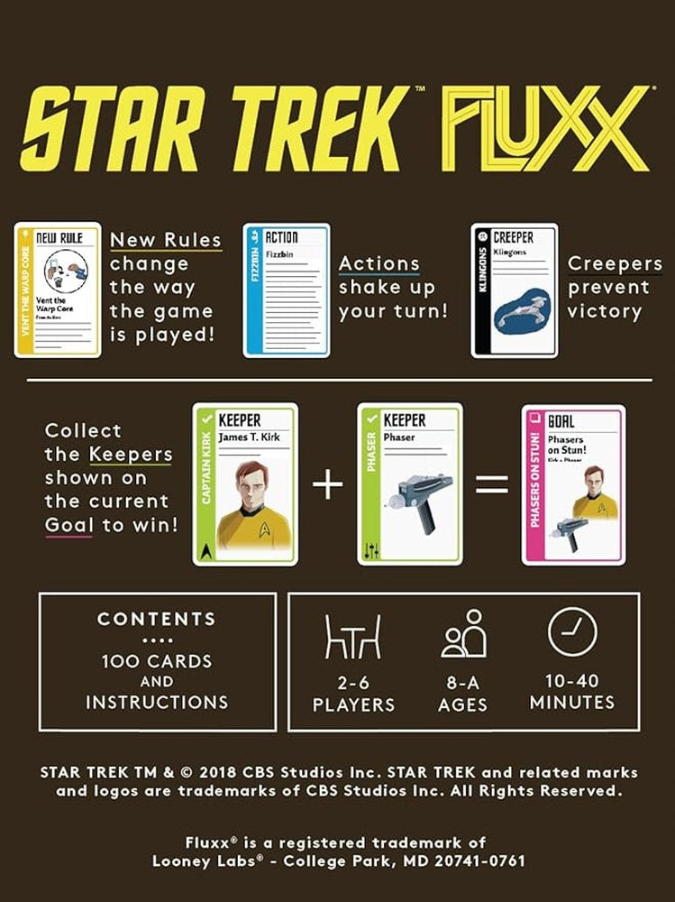 Fluxx Star Trek Lower Decks Fluxx