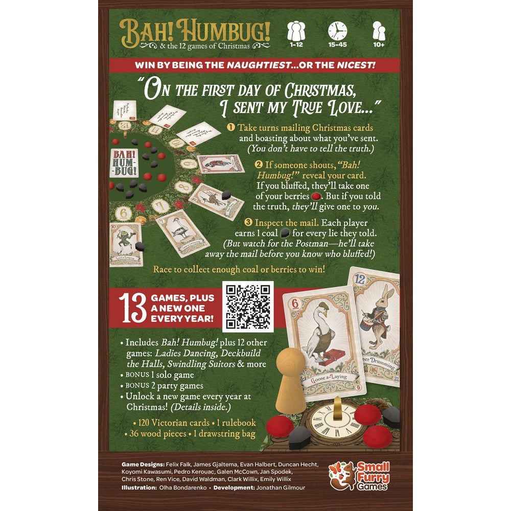Bah! Humbug! and the 12 games of Christmas