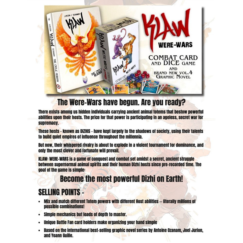 Klaw: Were-Wars Core Game Set