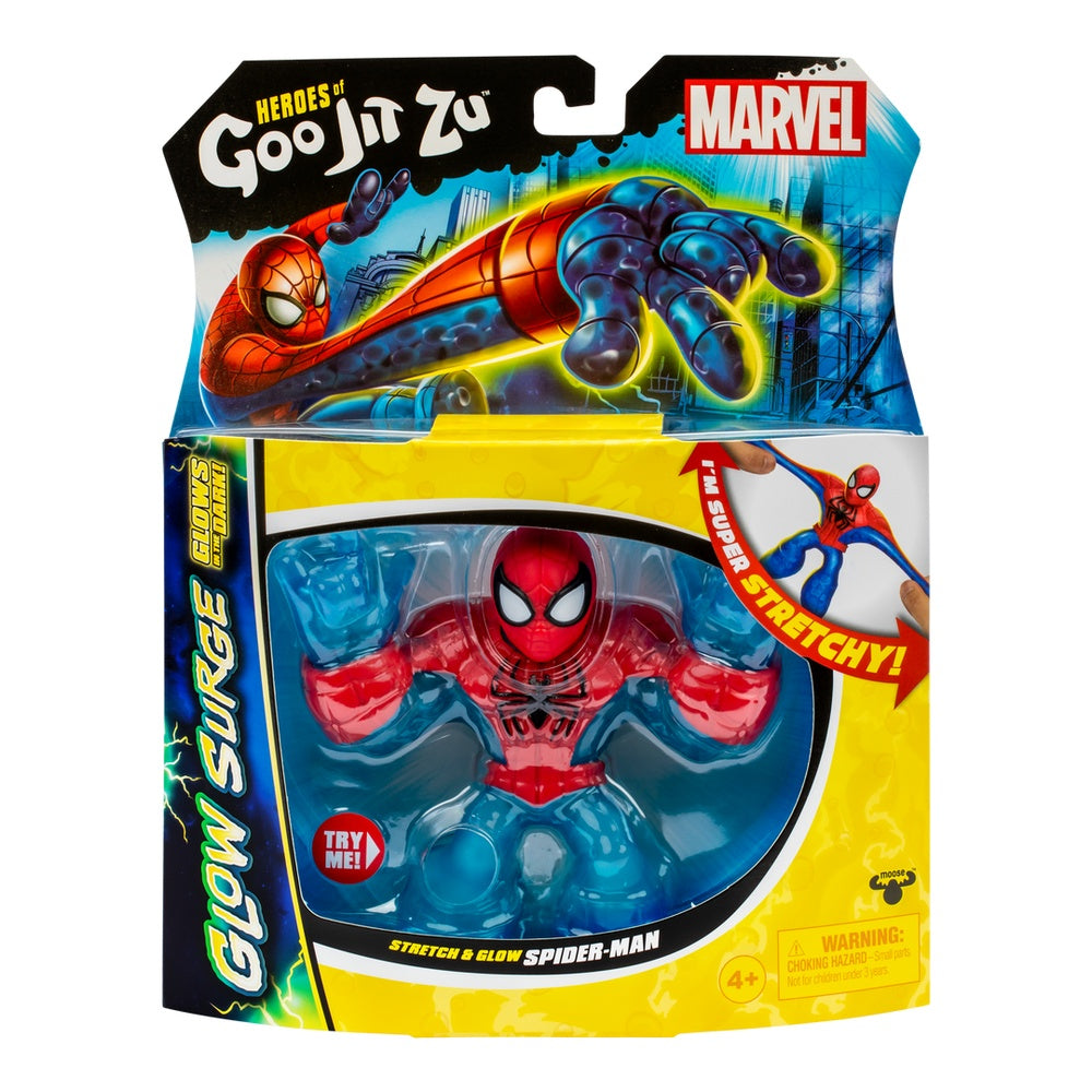 Heroes Of Goo Jit Zu Marvel S9 W1 Glow Surge Hero Pk Assortment (8)