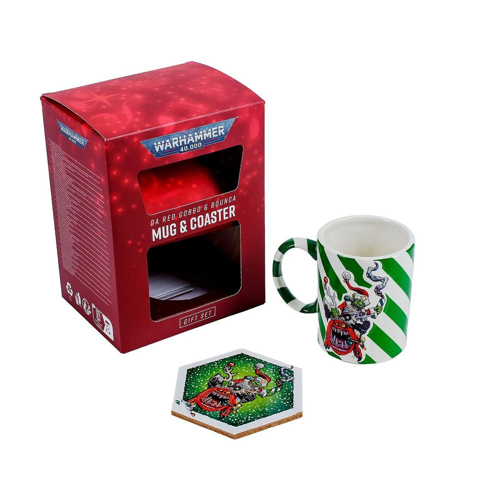 Warhammer Red Gobbo Mug & Coaster Gift Set