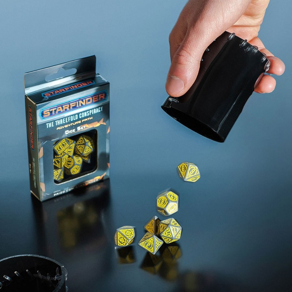 Q Workshop: Starfinder Threefold Conspiracy Dice Set