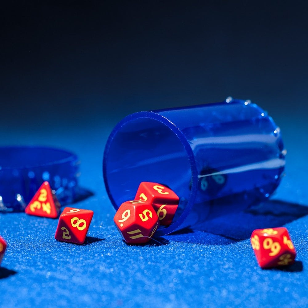 Q Workshop: Age of Plastic Blue Dice Cup