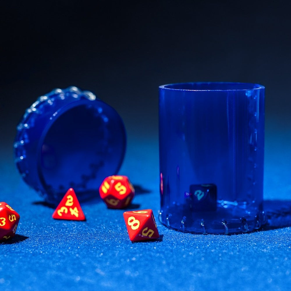 Q Workshop: Age of Plastic Blue Dice Cup
