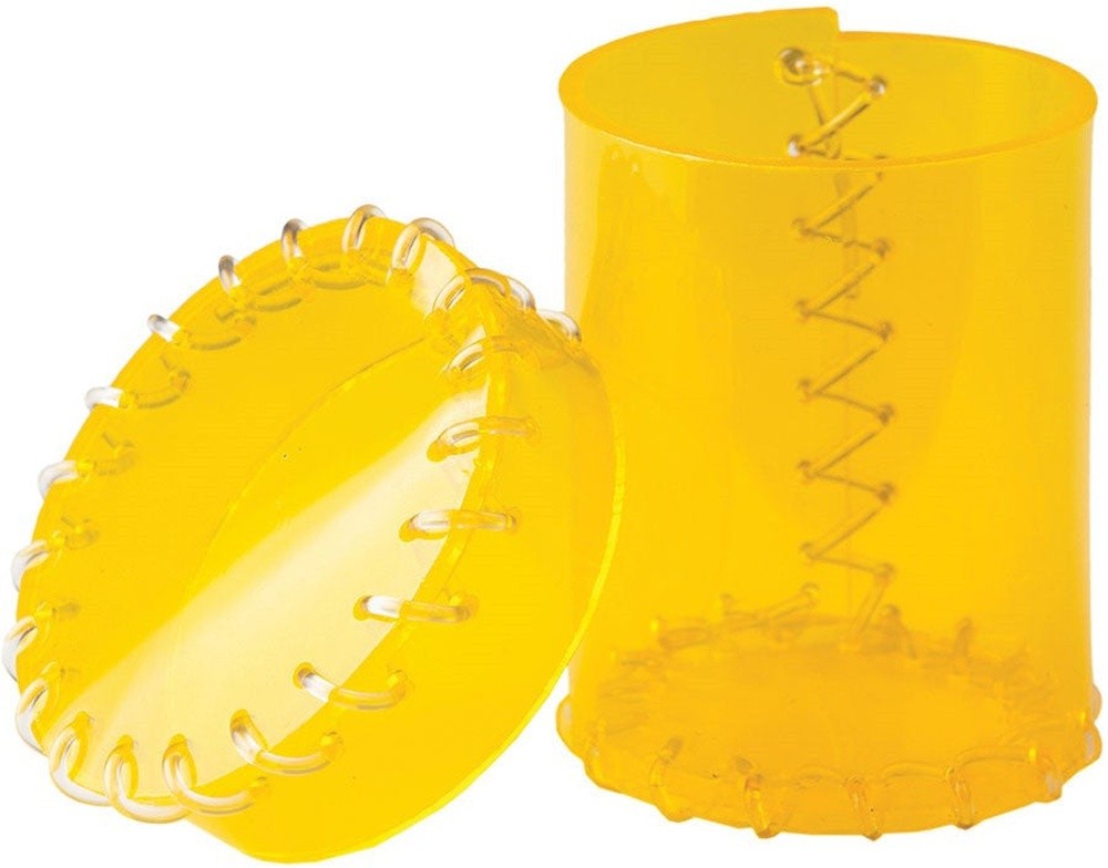 Q Workshop: Age of Plastic Yellow Dice Cup