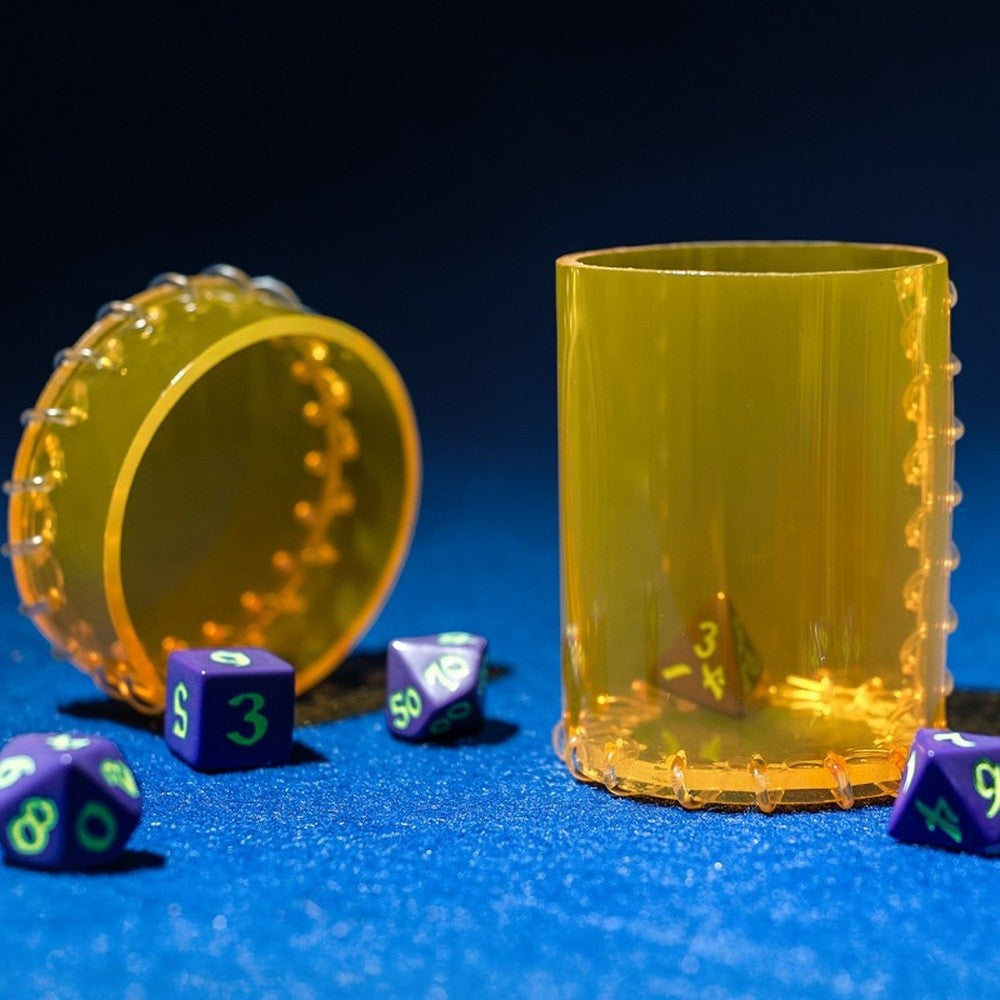 Q Workshop: Age of Plastic Yellow Dice Cup