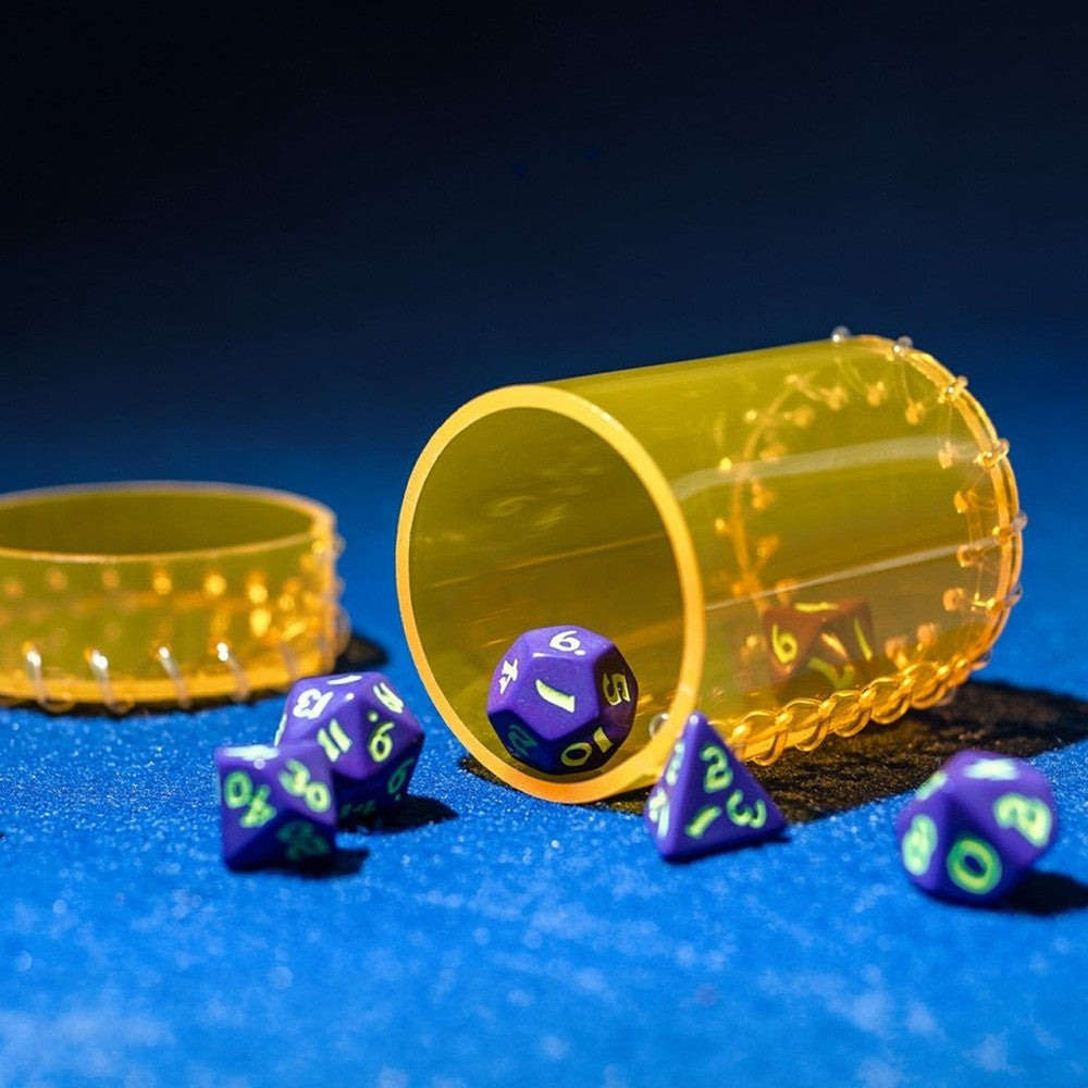 Q Workshop: Age of Plastic Yellow Dice Cup