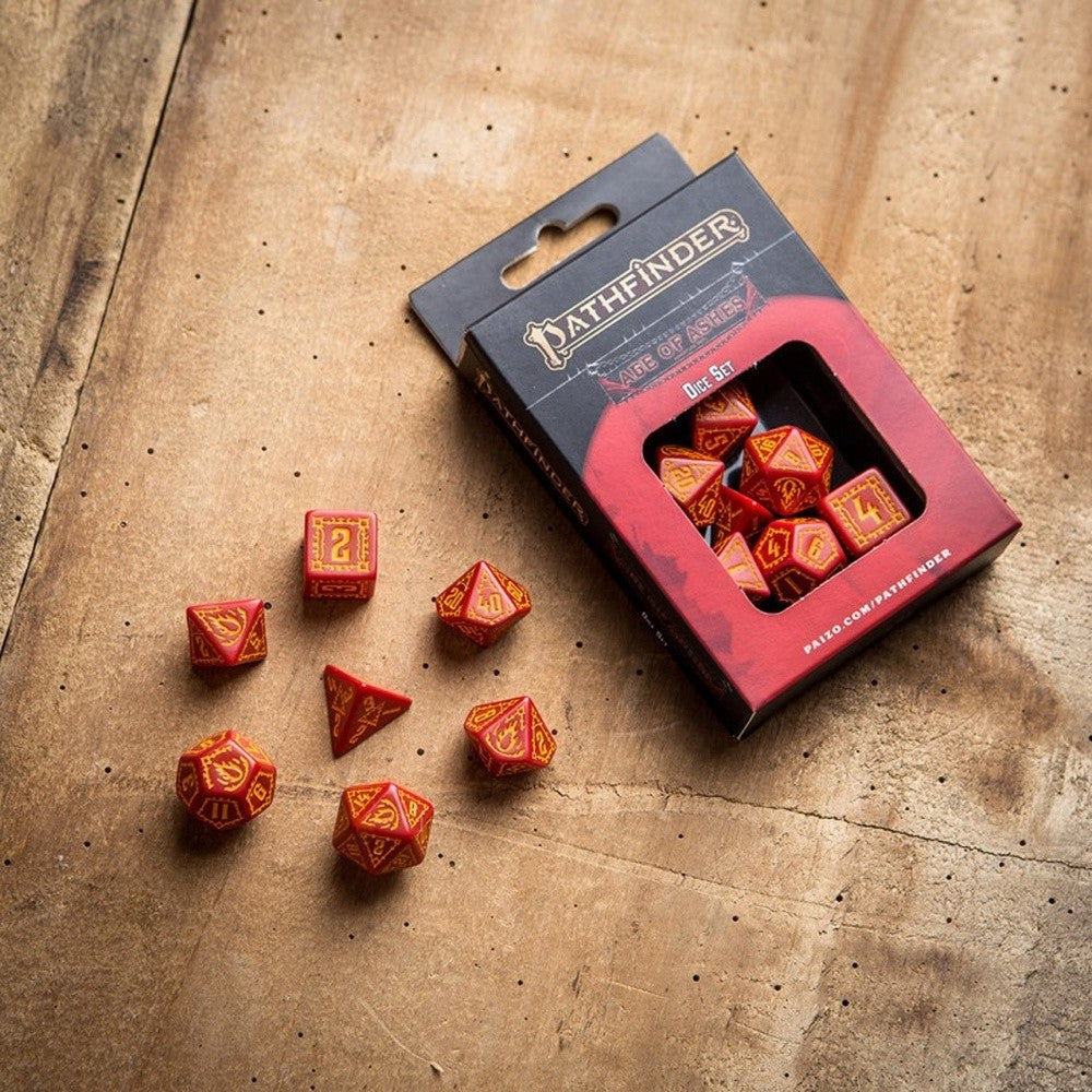 Q Workshop: Pathfinder Age Of Ashes Dice Set