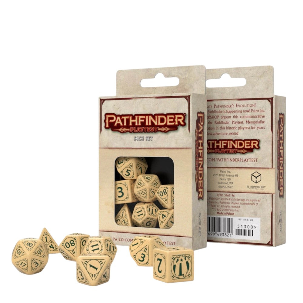Q Workshop: Pathfinder Playtest Dice Set