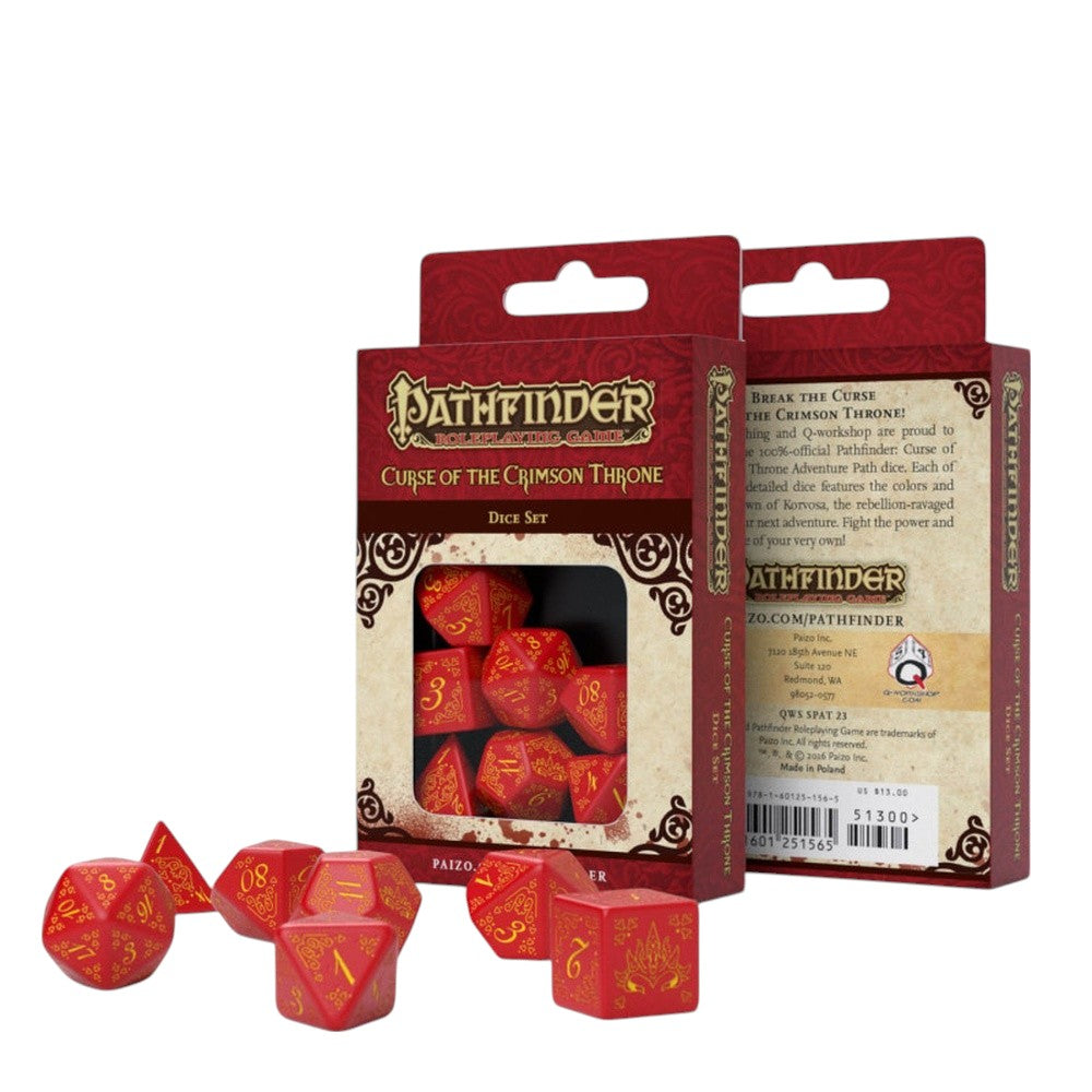 Q Workshop: Pathfinder Curse of the Crimson 7-Dice S