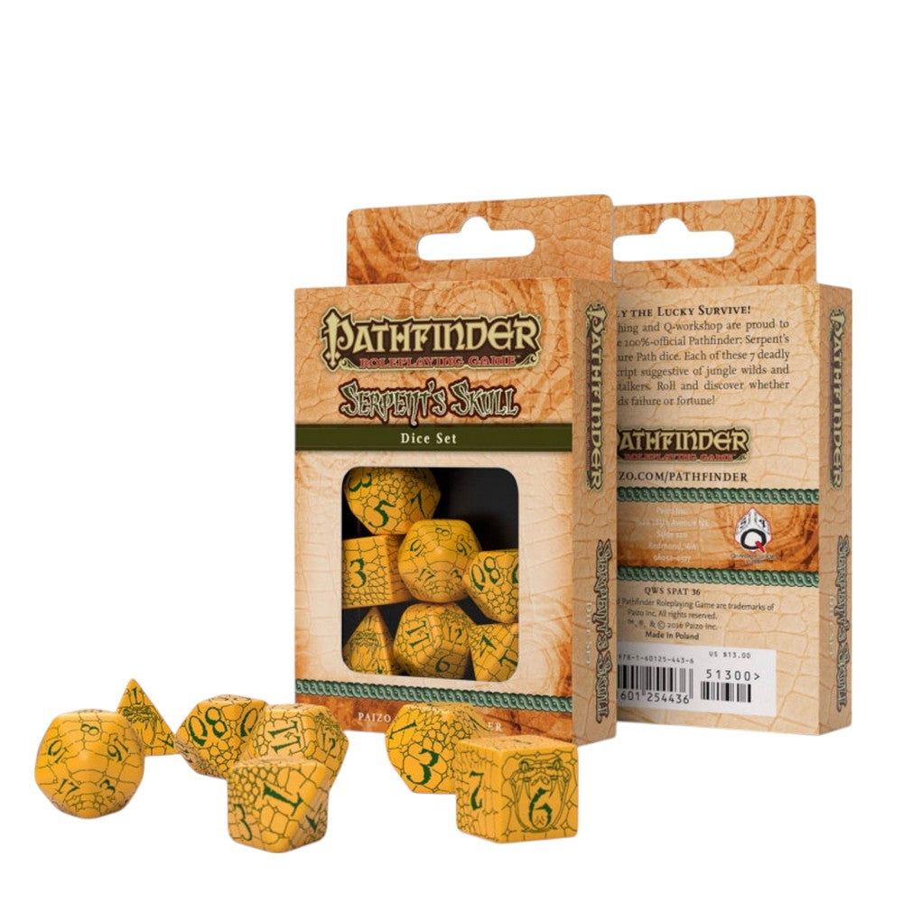 Q Workshop: Pathfinder Serpent's Skull 7-Dice set