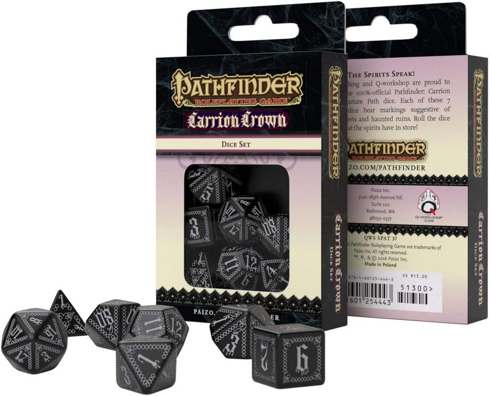 Q Workshop: Pathfinder Carrion Crown Dice Set