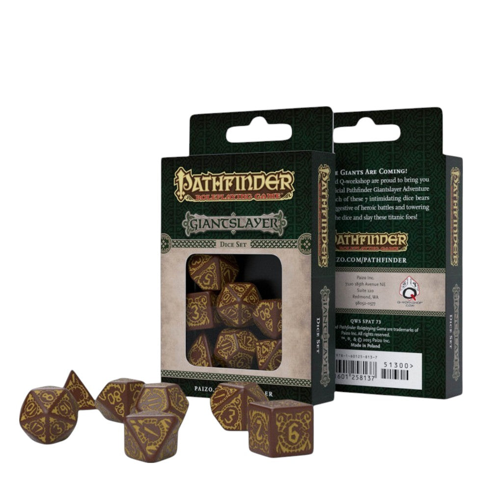 Q Workshop: Pathfinder Giantslayer Dice Set (7)
