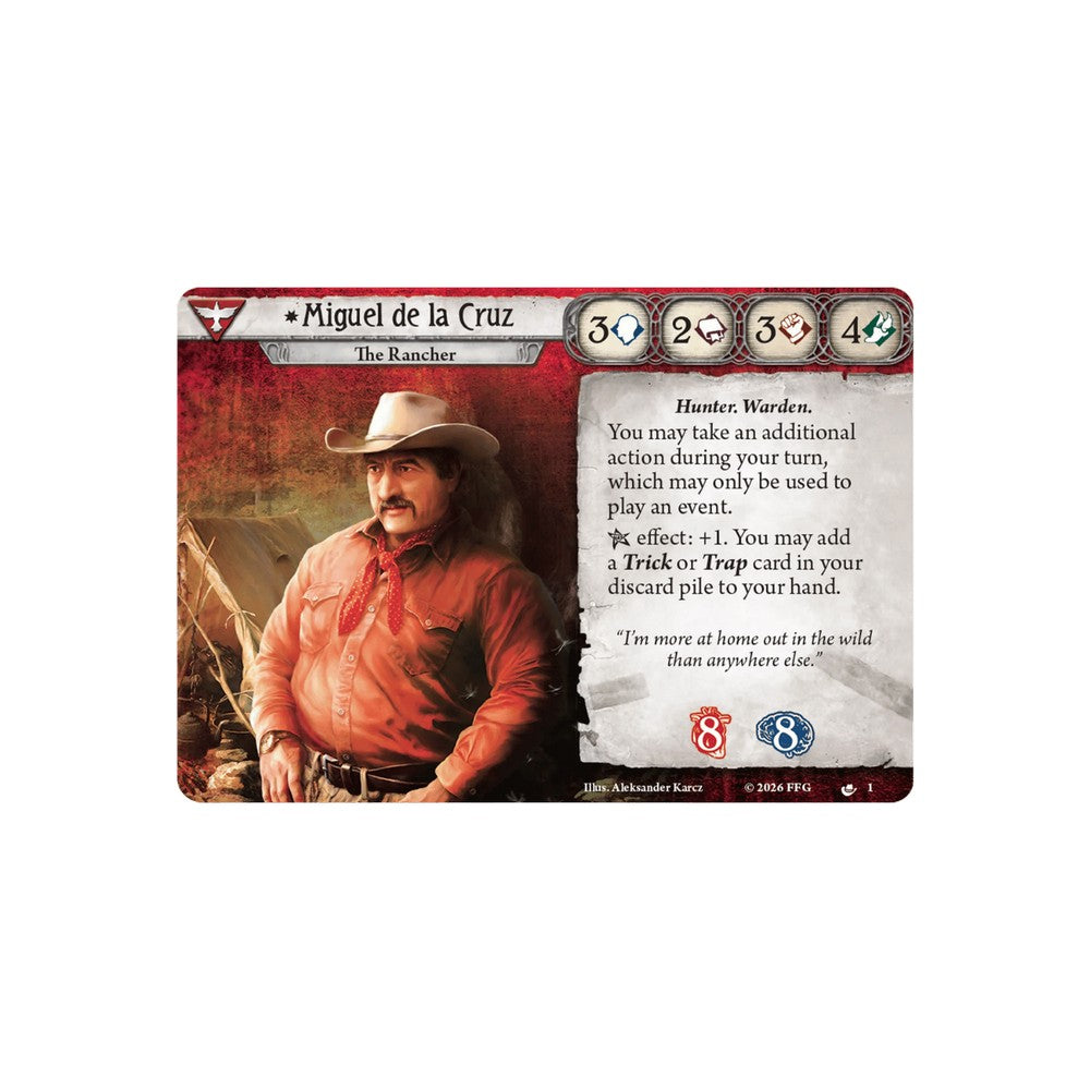 Arkham Horror: The Card Game – Investigator Deck: Miguel de la Cruz
