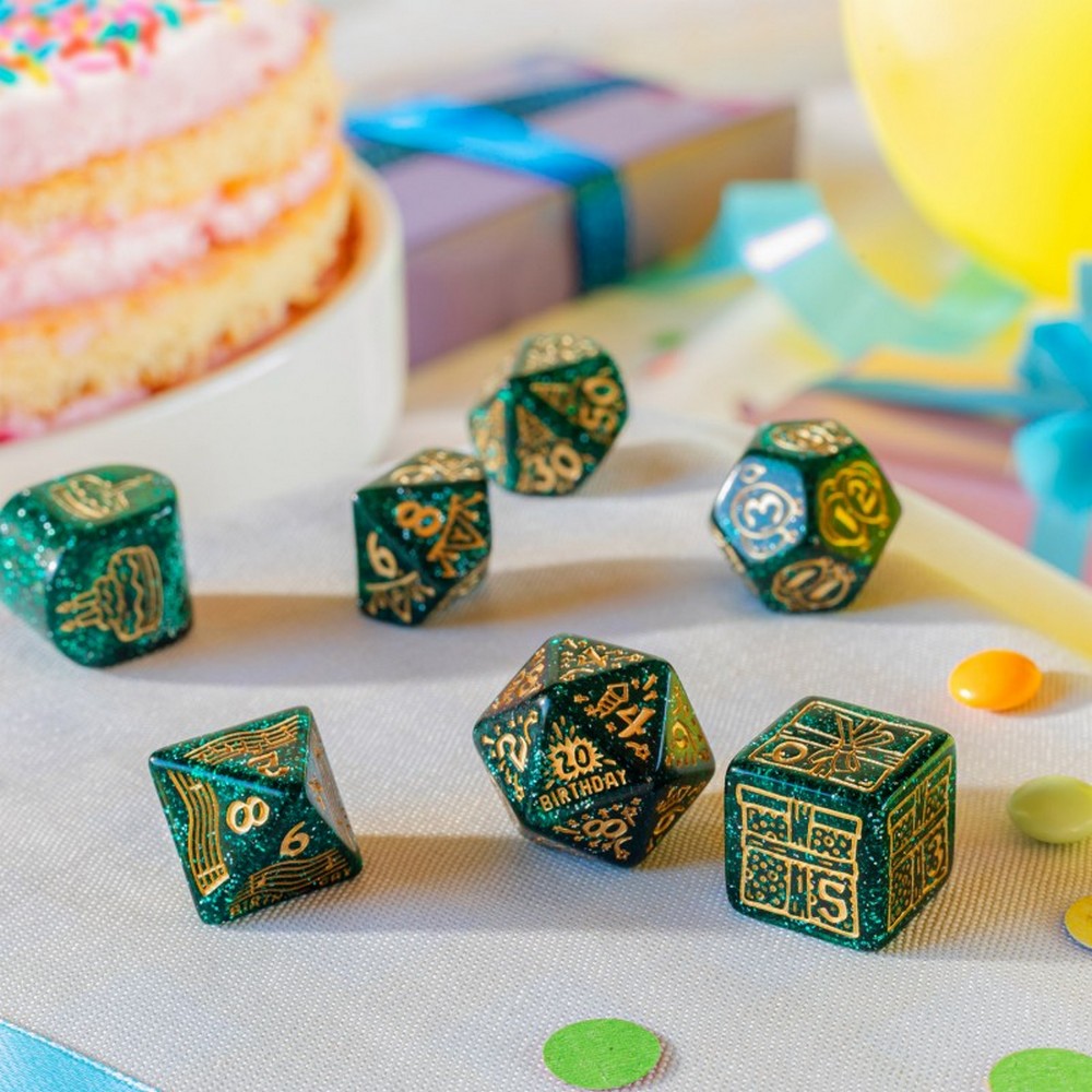 Q Workshop - Happy Birthday - Balloons Dice Set 7