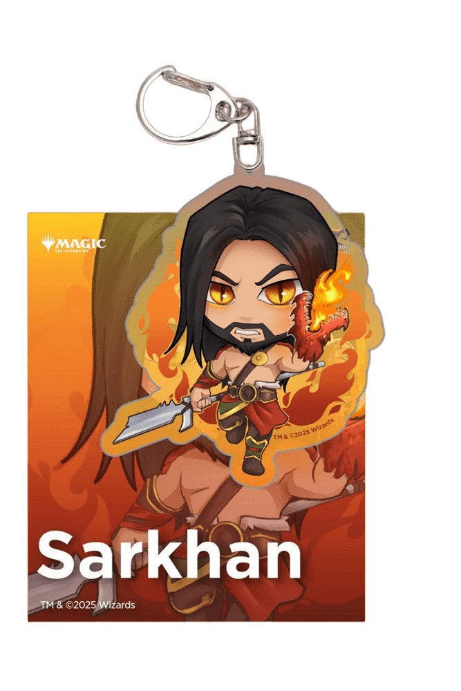Gatherers Tavern - Keychain - Sarkhan Acrylic