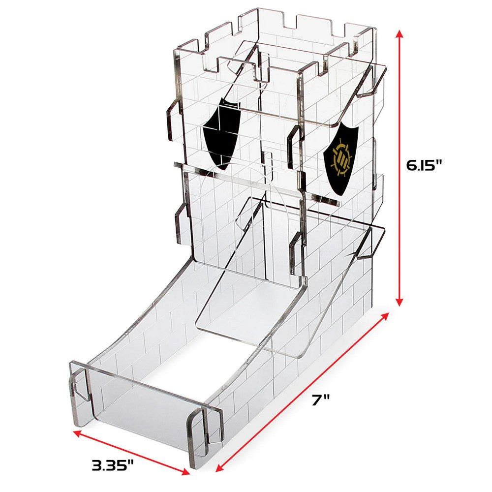 ENHANCE Dice Tower Dice Tray - Clear