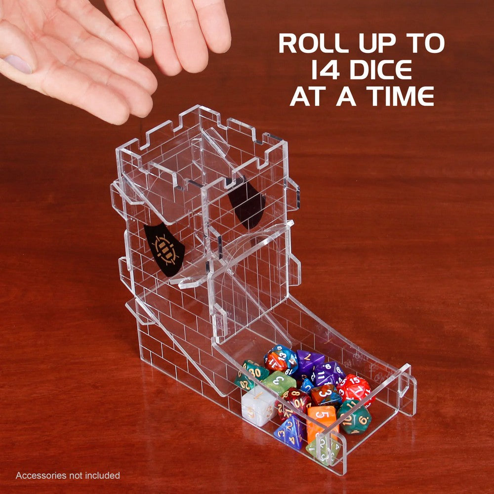 ENHANCE Dice Tower Dice Tray - Clear