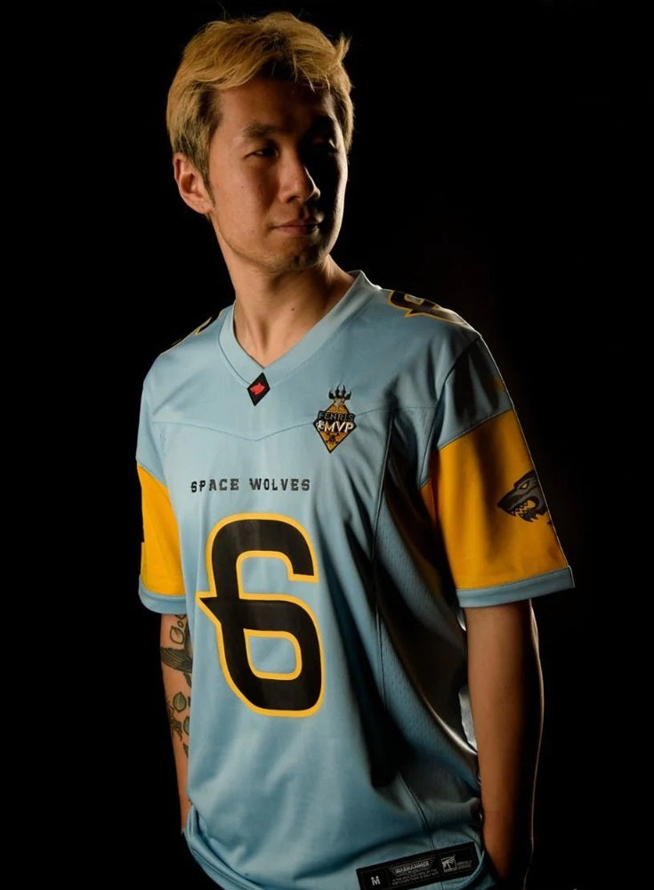 Warhammer 40000: Space Wolves Sports Jersey Shirt (Size: XXXXL)