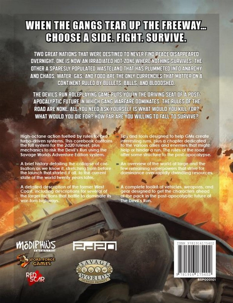 Devil's Run the Roleplaying Game Core Book
