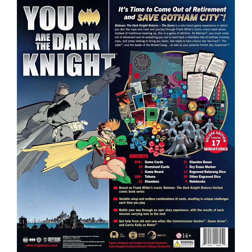 Cryptozoic: Batman: The Dark Knight Returns: The Game (Deluxe)