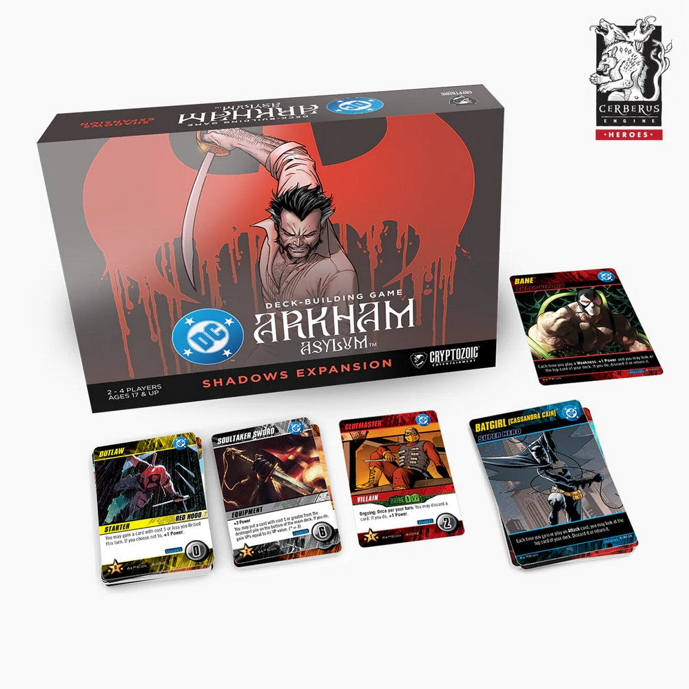 Cryptozoic: DC Comics Deck-Building Game: Arkham Asylum Shadows Expansion