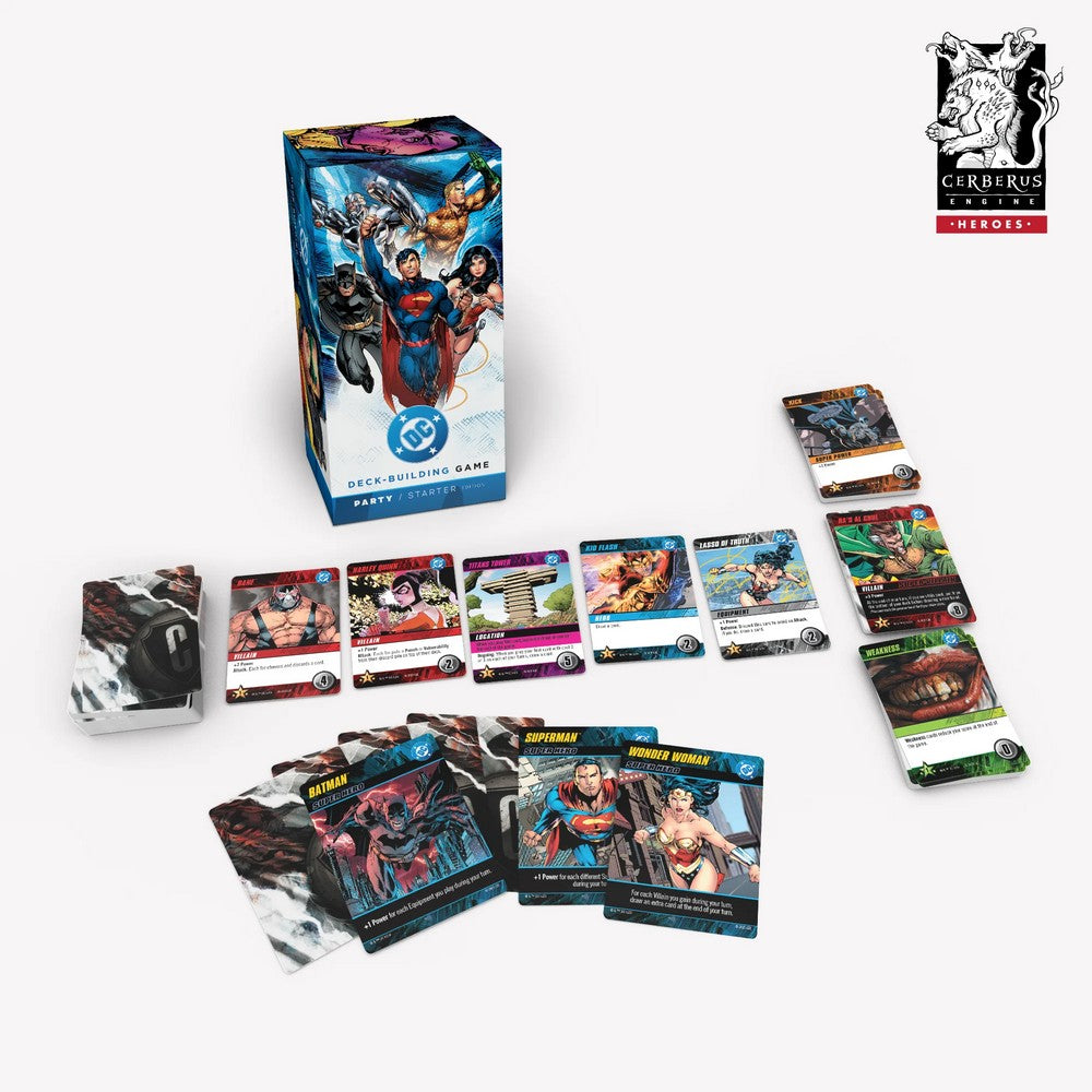 Cryptozoic: DC Comics Deck-Building Game: Party/ Starter Edition