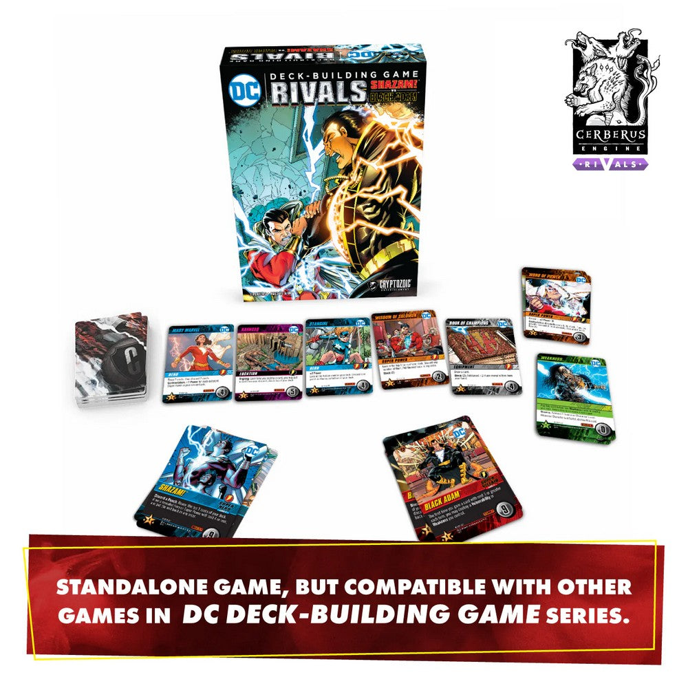 Cryptozoic: DC Comics Deck-Building Game: Rivals: Shazam! Vs. Black Adam