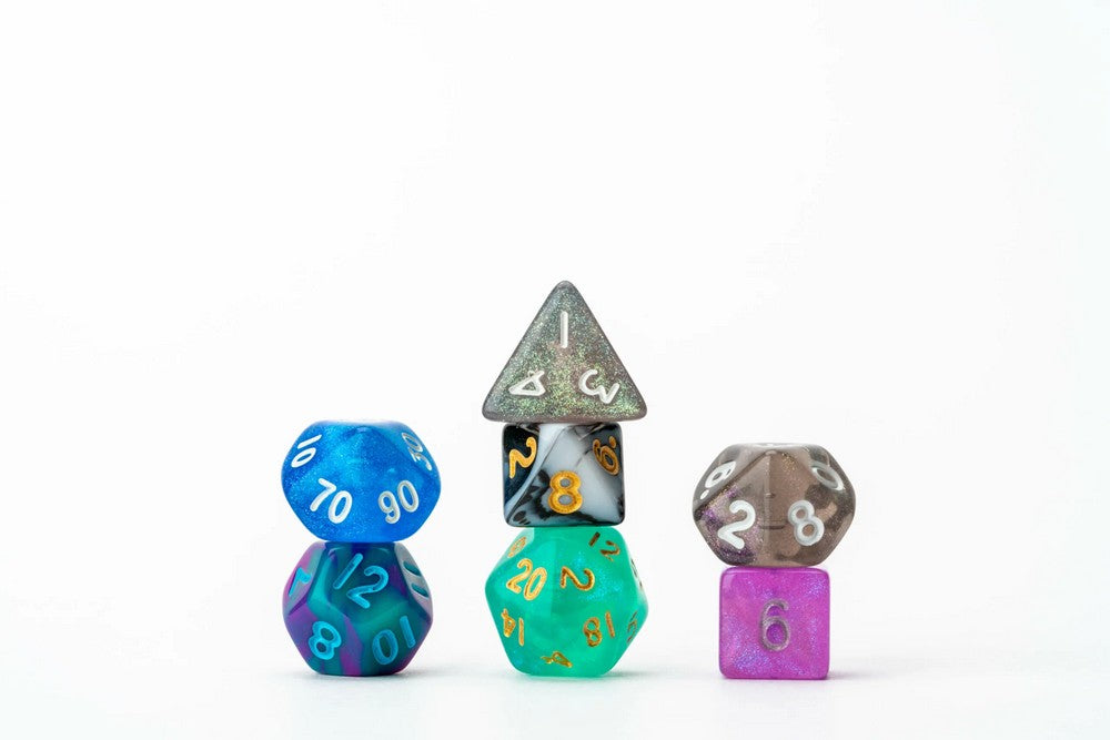 Fanroll: Mystery Misfit Mini Polyhedral Dice (2 Set Pack)