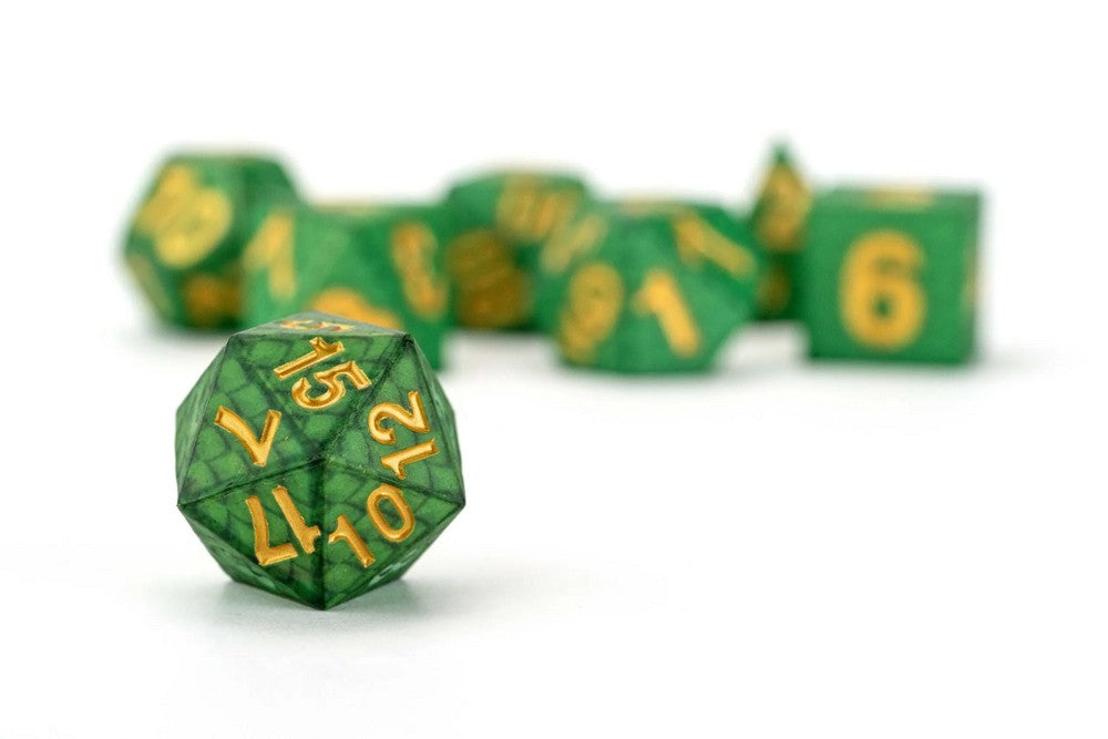 Fanroll: Dragon Storm Silicone Dice Set: Green Dragon Scales