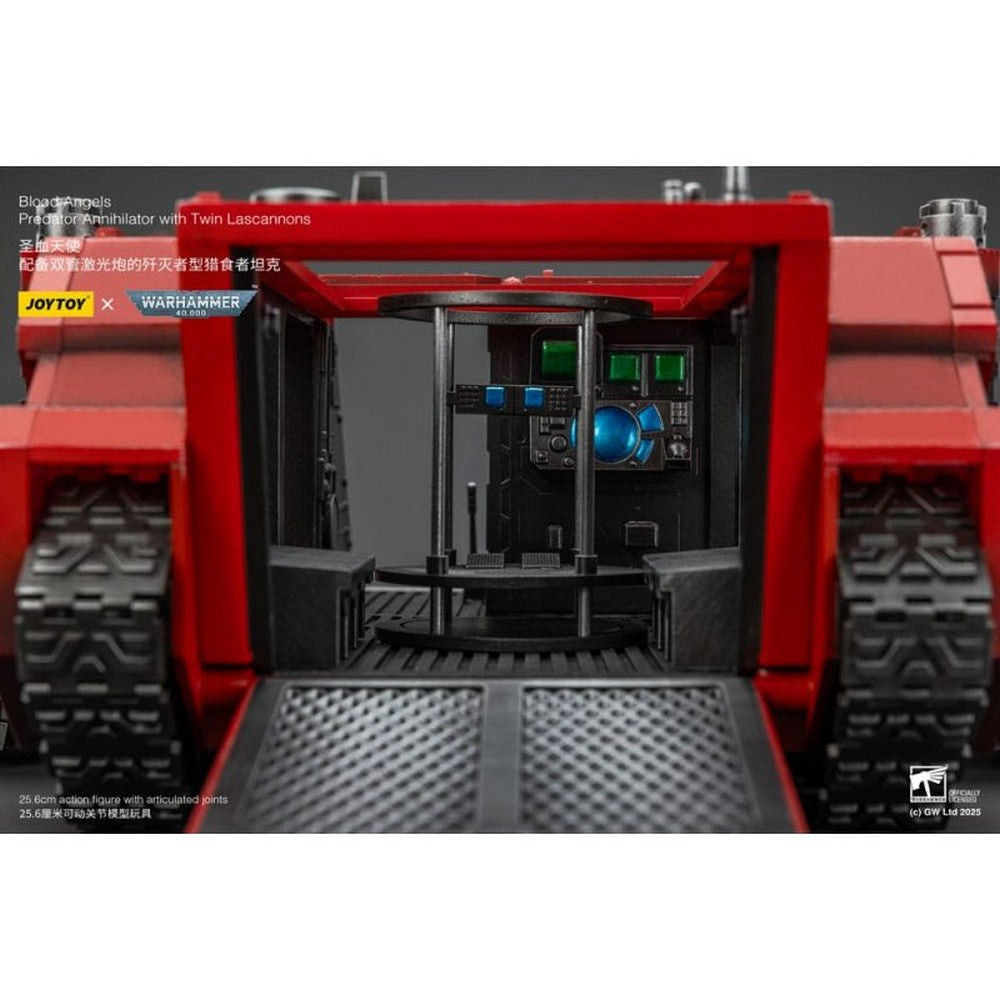 Warhammer Collectibles: 1/18 Scale Blood Angels Predator Annihilator with Twin Lascannons