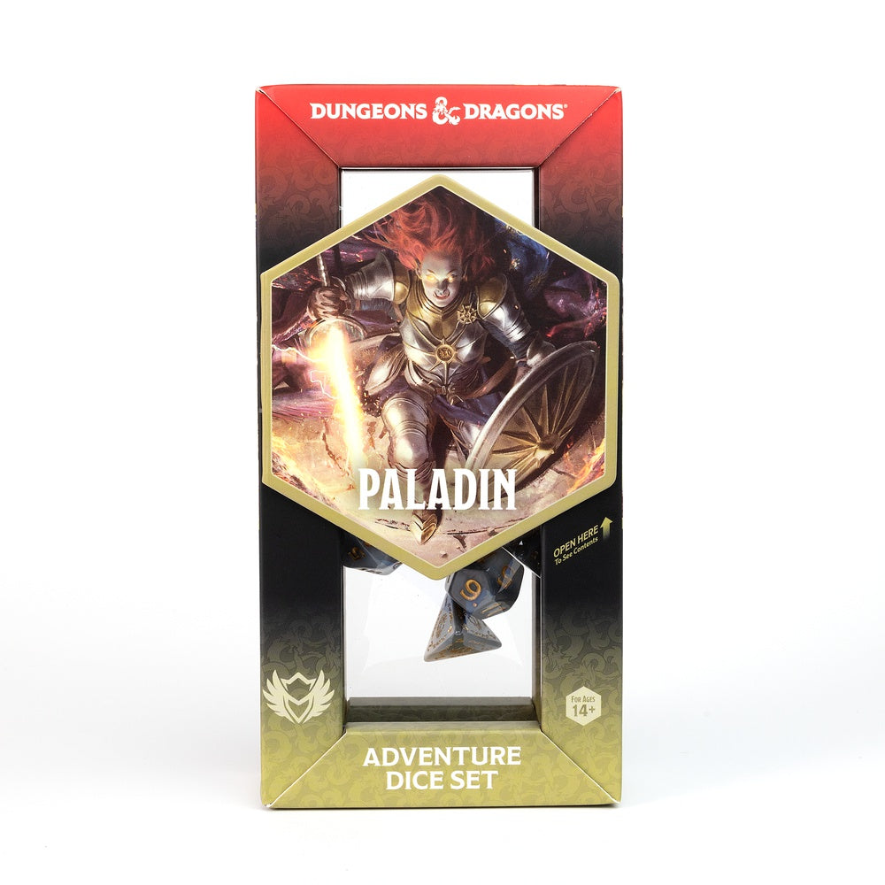 Sirius Dice - D&D Adventure Dice - Paladin - White