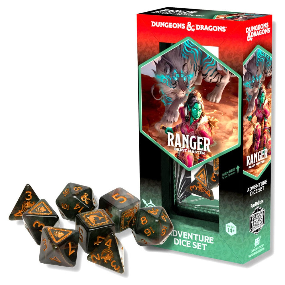 Sirius Dice - D&D Adventure Dice - Ranger - Beast Master