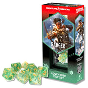 Sirius Dice - D&D Adventure Dice - Ranger - White n Green