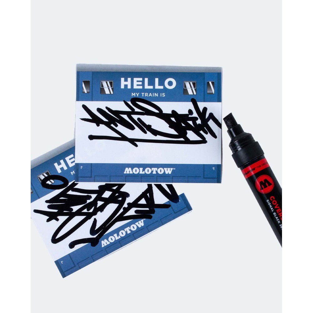 Molotow - Merchandise - Sticker -Set "Hello My Paint Is" Self -Adhesive; 25 Pieces