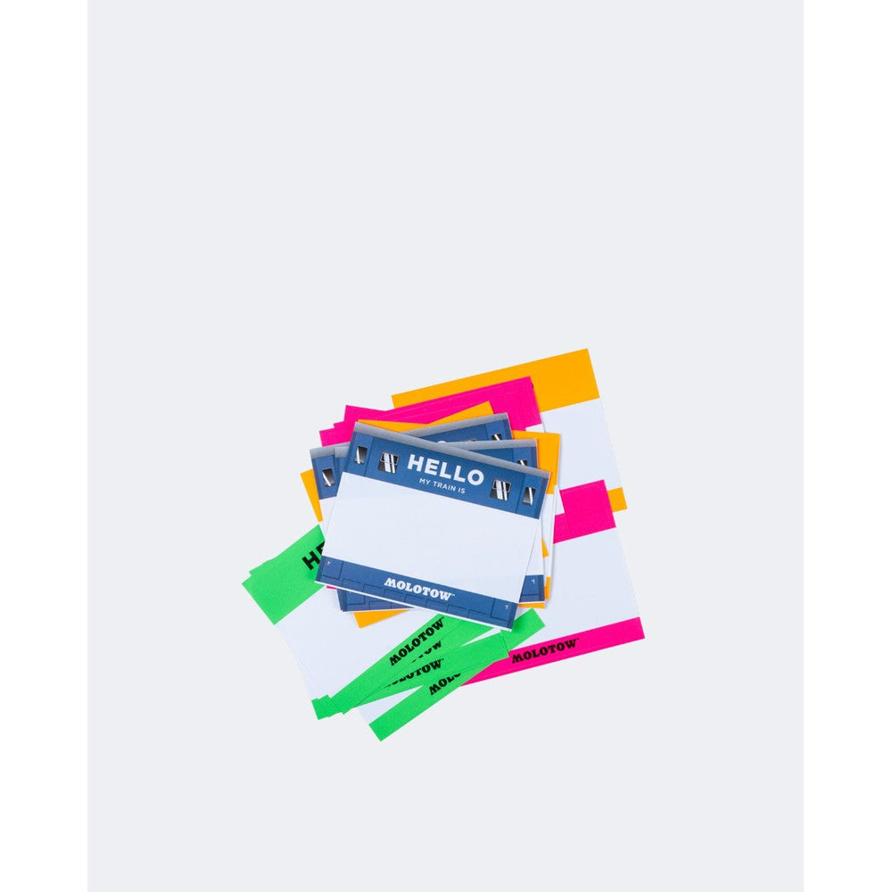 Molotow - Merchandise - Sticker -Set "Hello My Paint Is" Self -Adhesive; 25 Pieces