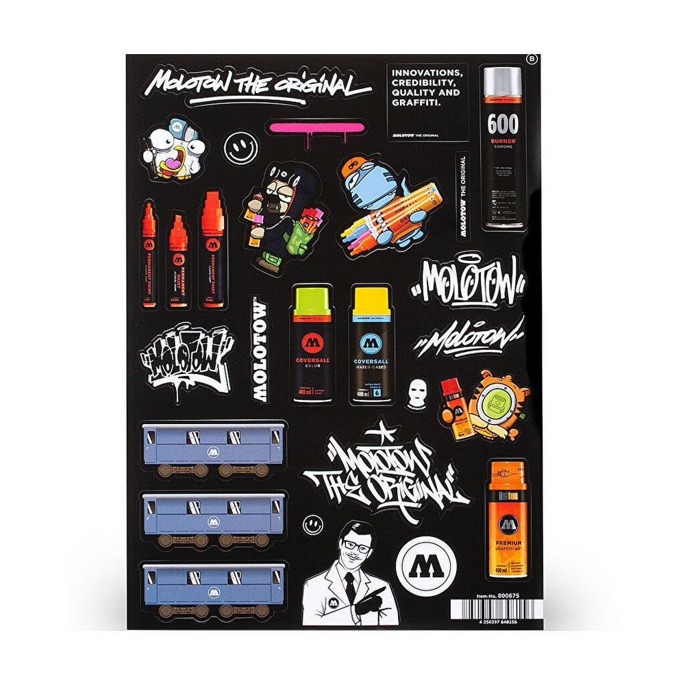 Molotow - Merchandise - Sticker Sheet Set (A + B)