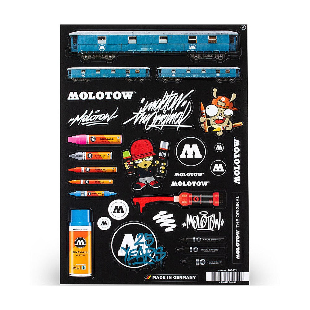 Molotow - Merchandise - Sticker Sheet Set (A + B)