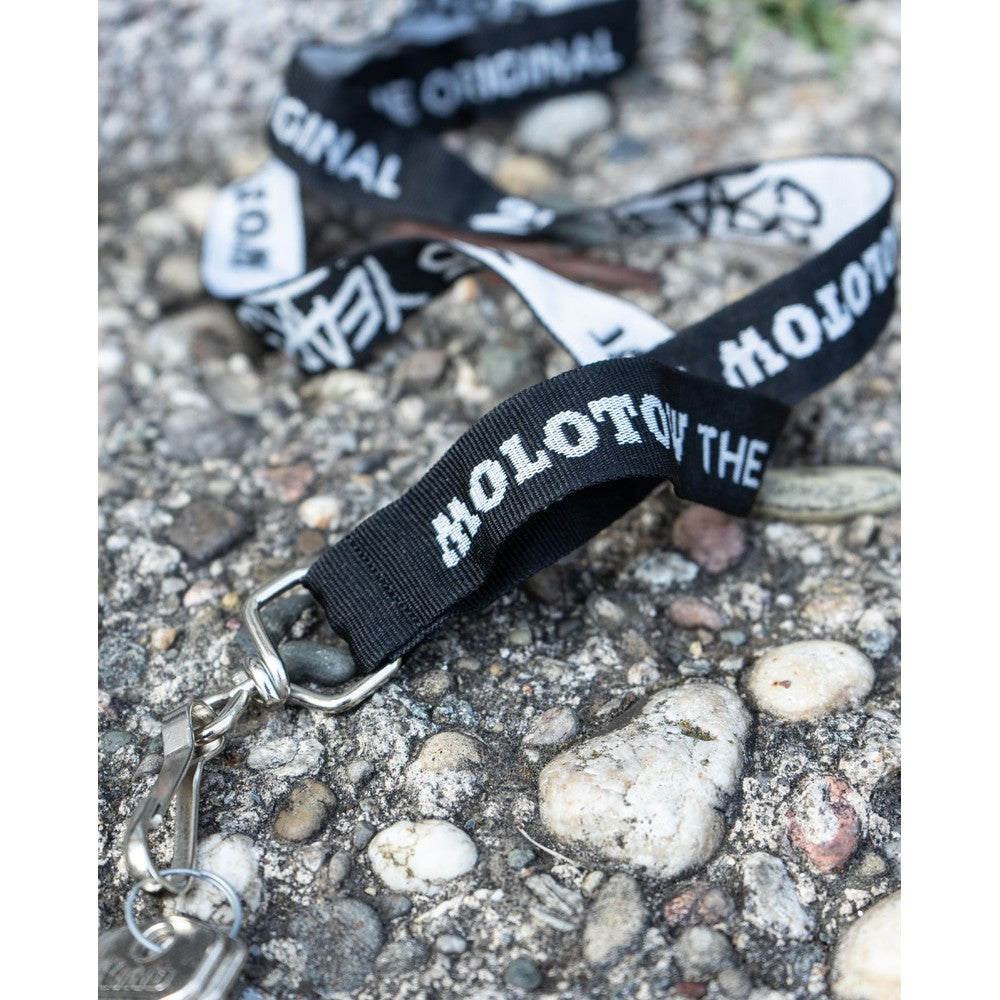 Molotow - Merchandise - Lanyard Molotow Lanyard Short; "Www.Molotow.Com" 18 Cm; Black/White