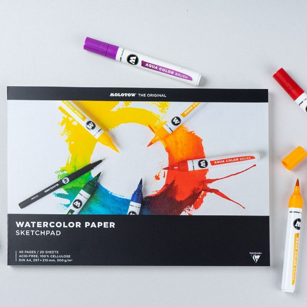 Molotow - Merchandise - Aqua Pad A4 20 Sheets