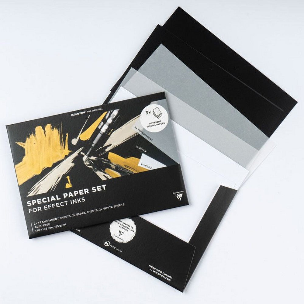 Molotow - Merchandise - Special Paper Set For Effect Inks Din A6