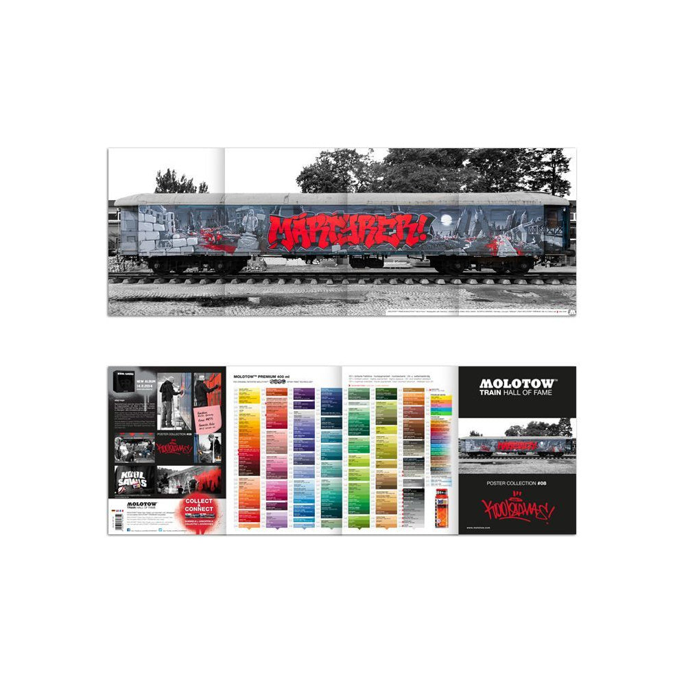 Molotow - Merchandise - Posters - Train Hall Of Fame #08 Kool Savas