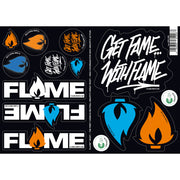 Molotow - Merchandise - Clothing - Flame Sticker Sheet Set (50 Pcs.)