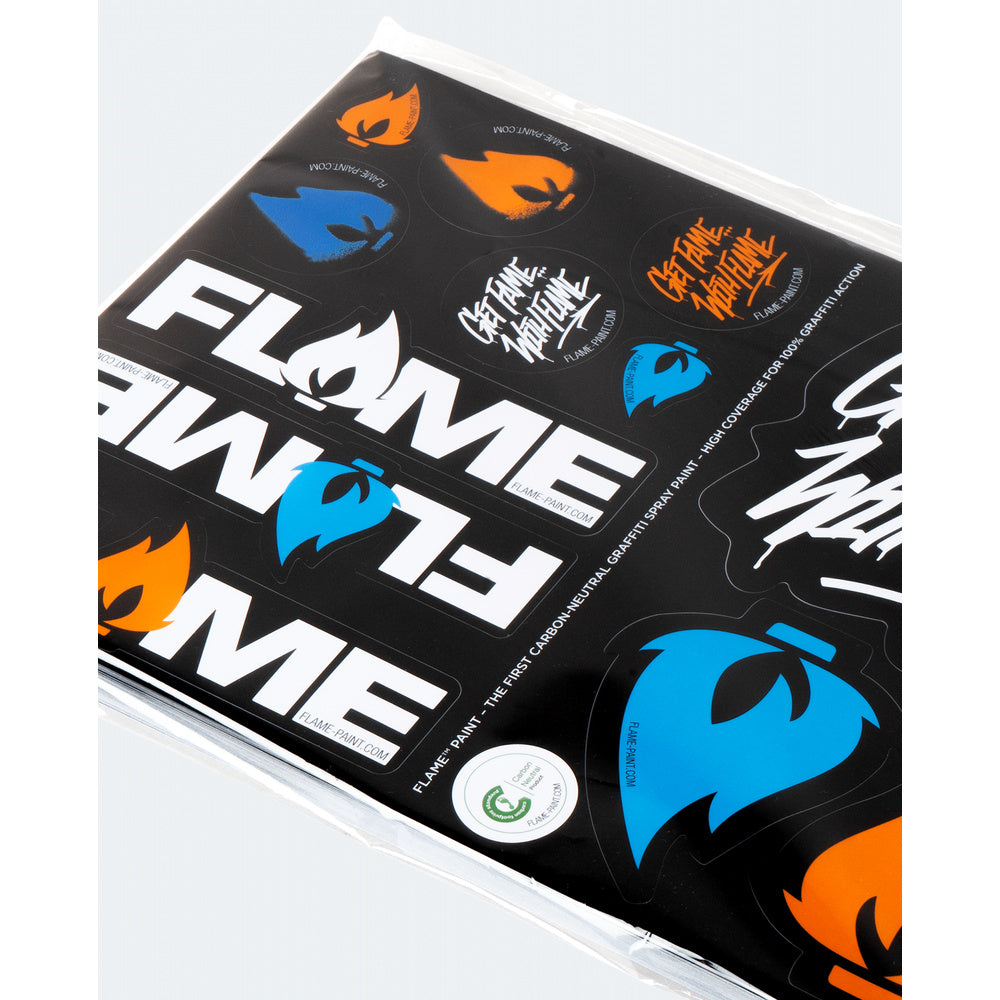 Molotow - Merchandise - Clothing - Flame Sticker Sheet Set (50 Pcs.)