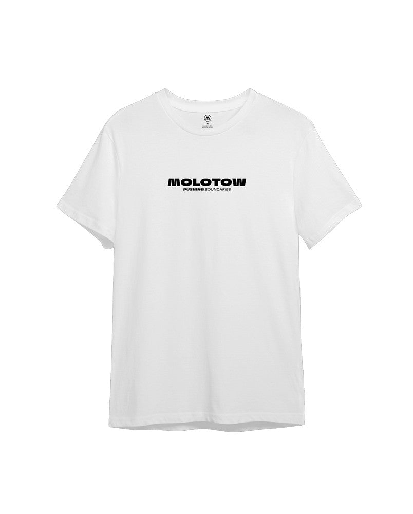 Molotow - Merchandise - Clothing - Basic T-Shirt Pushing Boundaries Weiß XXL