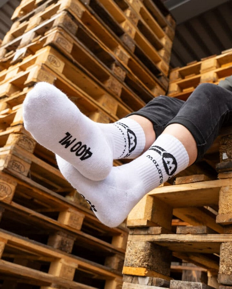 Molotow - Merchandise - Clothing - Molotow Socks Love Paint White 43-46