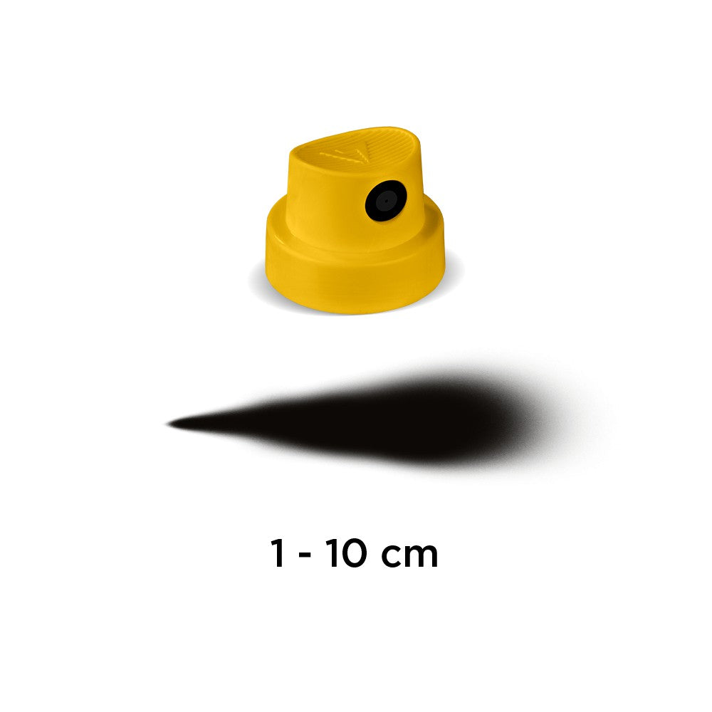 Molotow - Merchandise - Clothing - Spray Cap Yellow Fatcap Yellow/Bla. Polybag 9025-1000pc
