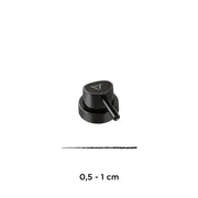 Molotow - Merchandise - Clothing - Needle Skinny Black 100 Pcs. Pack9030-100pc