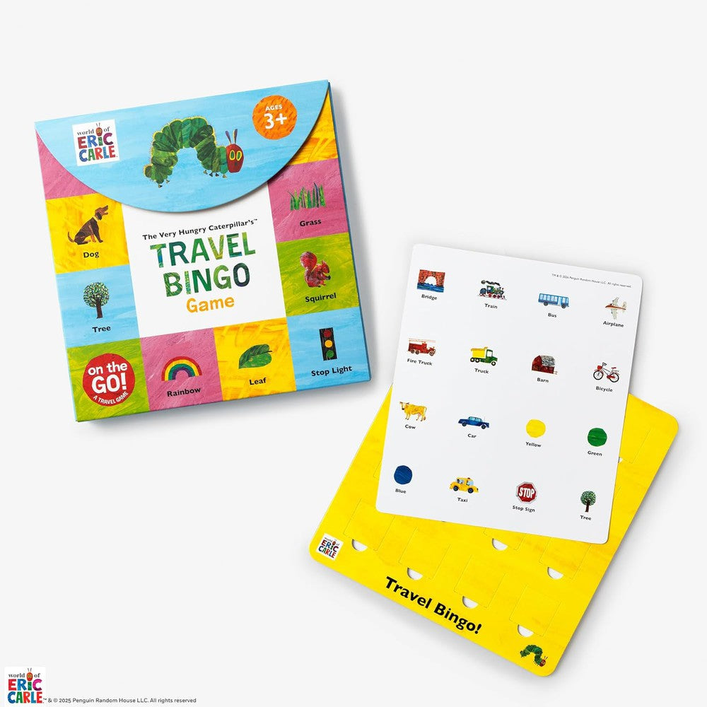 The Very Hungry Caterpillar's Travel Bingo Game